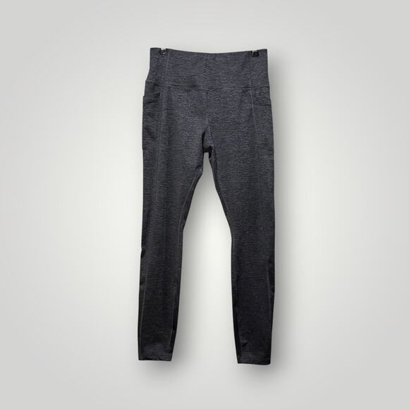 Avia Leggings Bundle! Size Medium. 2 pair. Charcoal and Light Grey Cargo Pocket - Picture 4 of 9